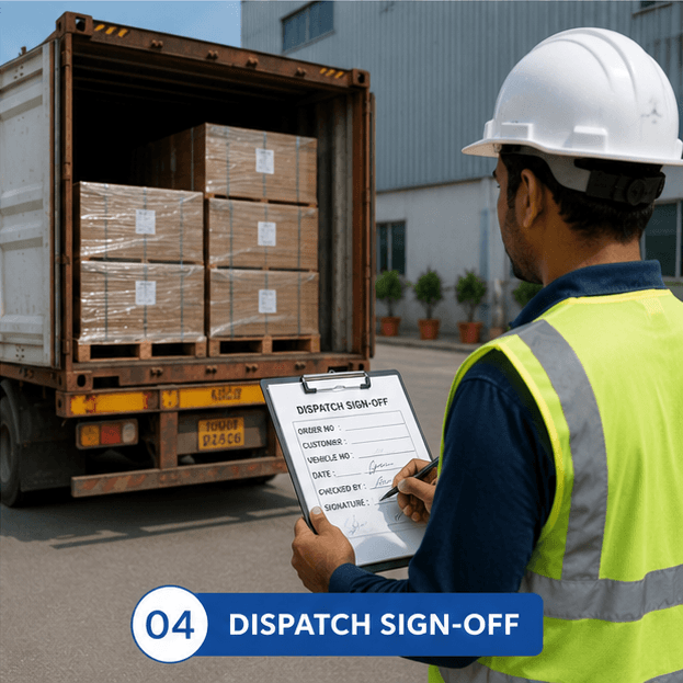 DISPATCH SIGN-OFF