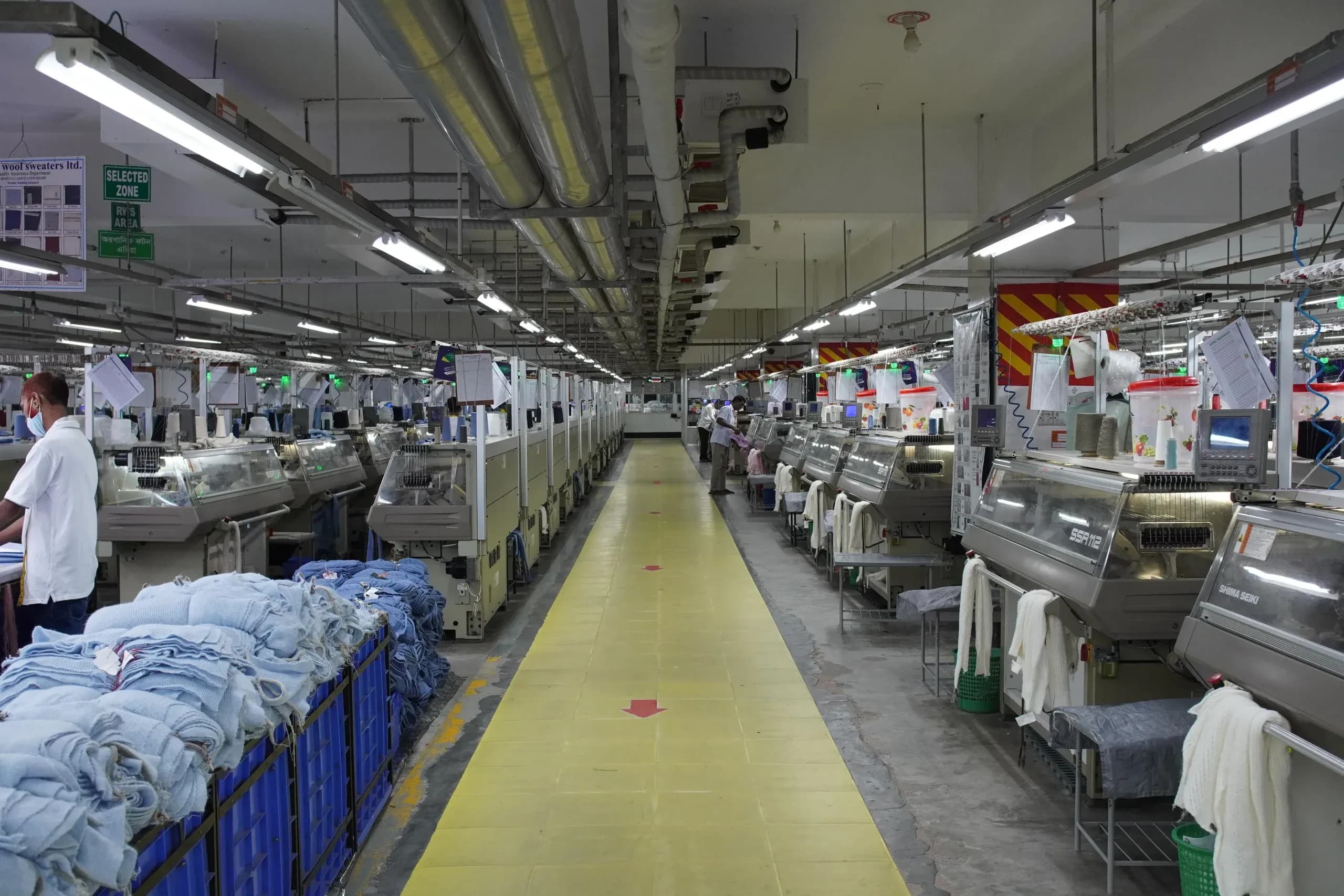 Factory floor — wide shot
